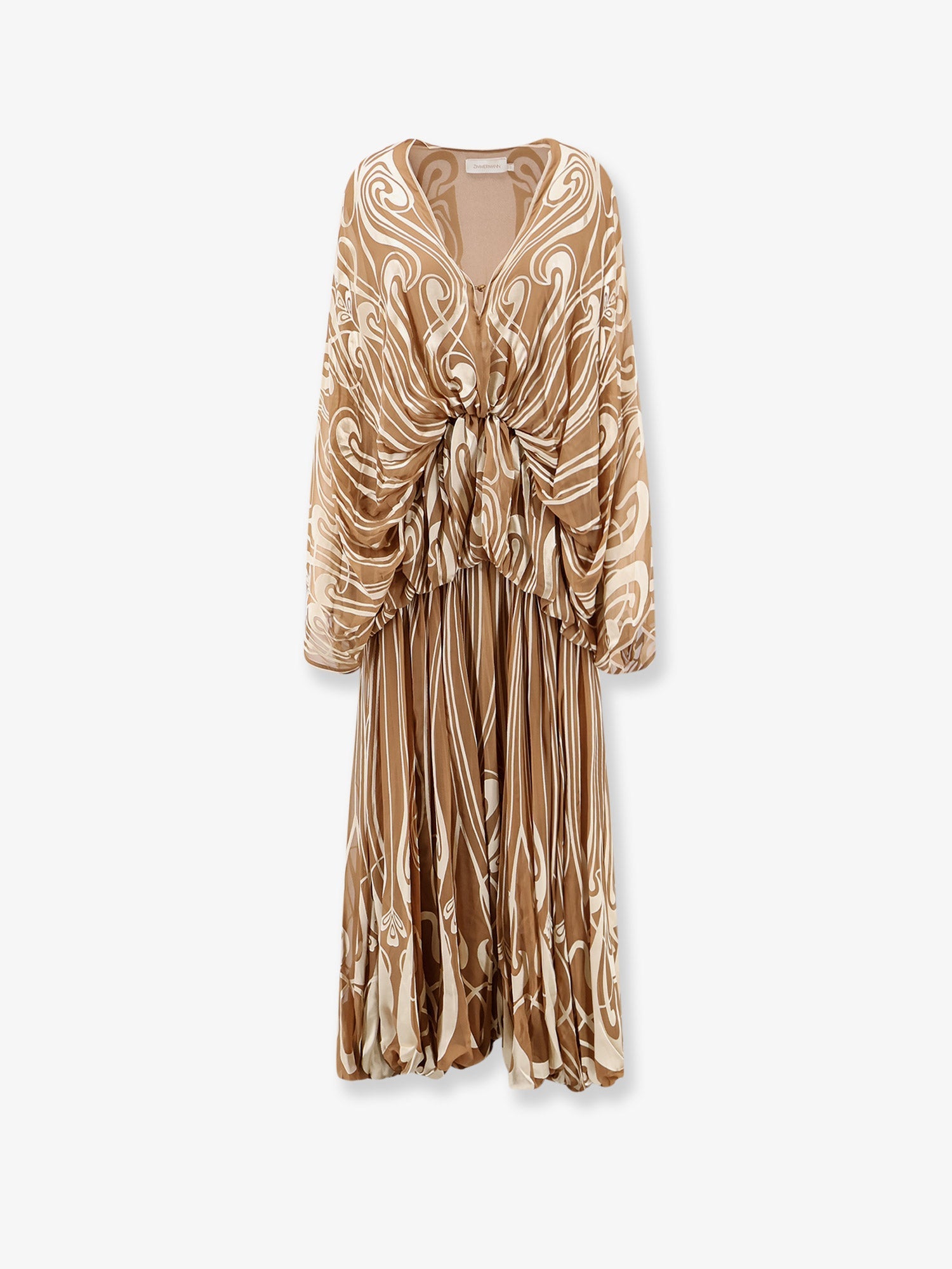Zimmermann Women Momentum Burnout Bubble Gown Silk Dress ZIMMERMANN