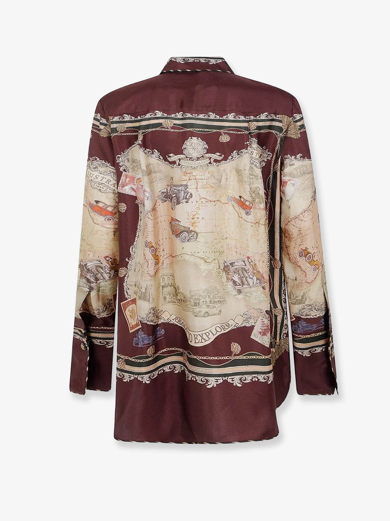 Zimmermann Women Valiant Silk Twill Shirt ZIMMERMANN