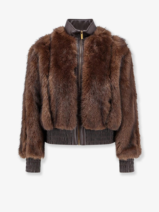 Zimmermann Women Valiant Faux Fur Jacket ZIMMERMANN