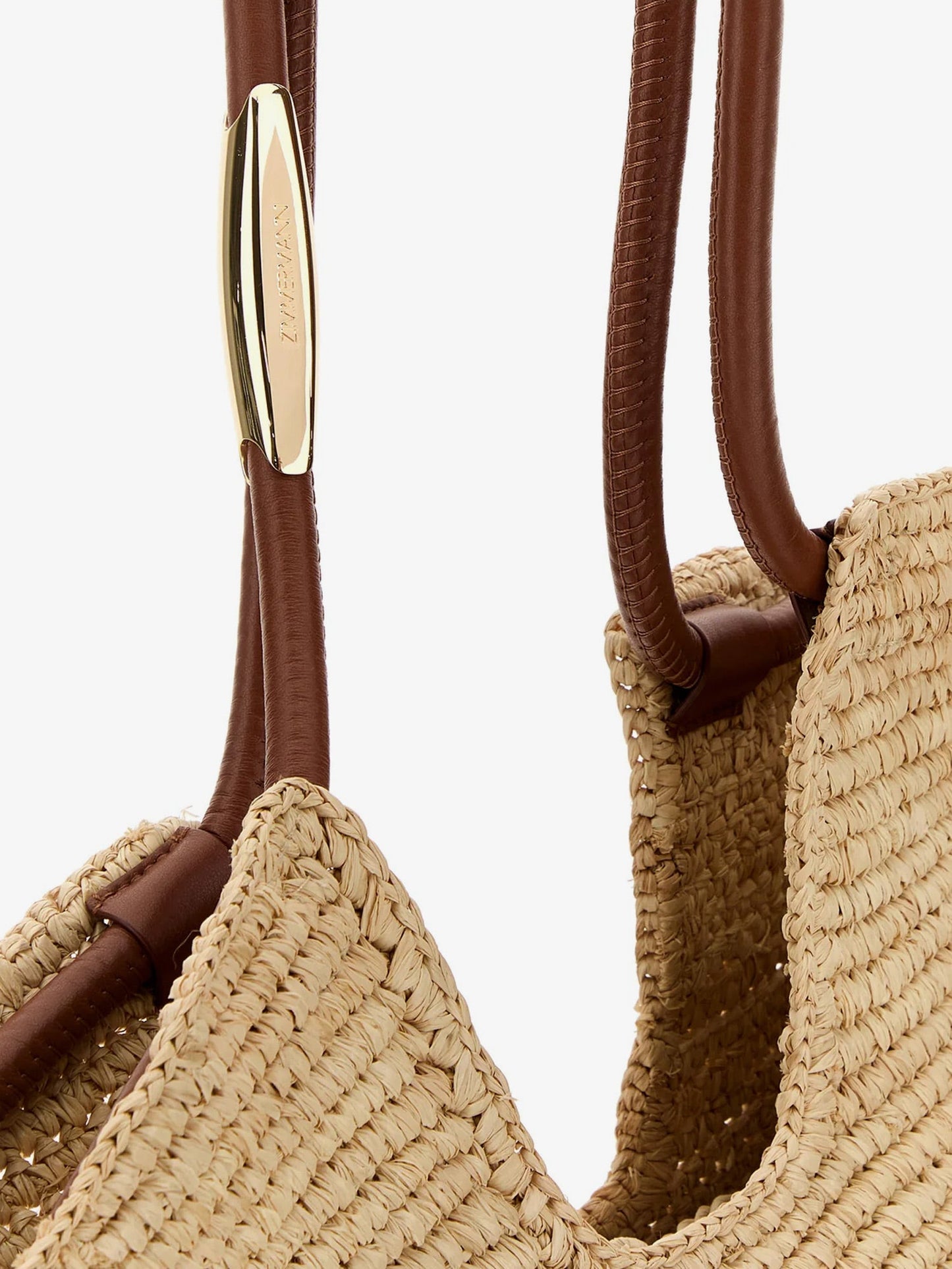Zimmermann Women Goldentime Raffia Shoulder Bag ZIMMERMANN