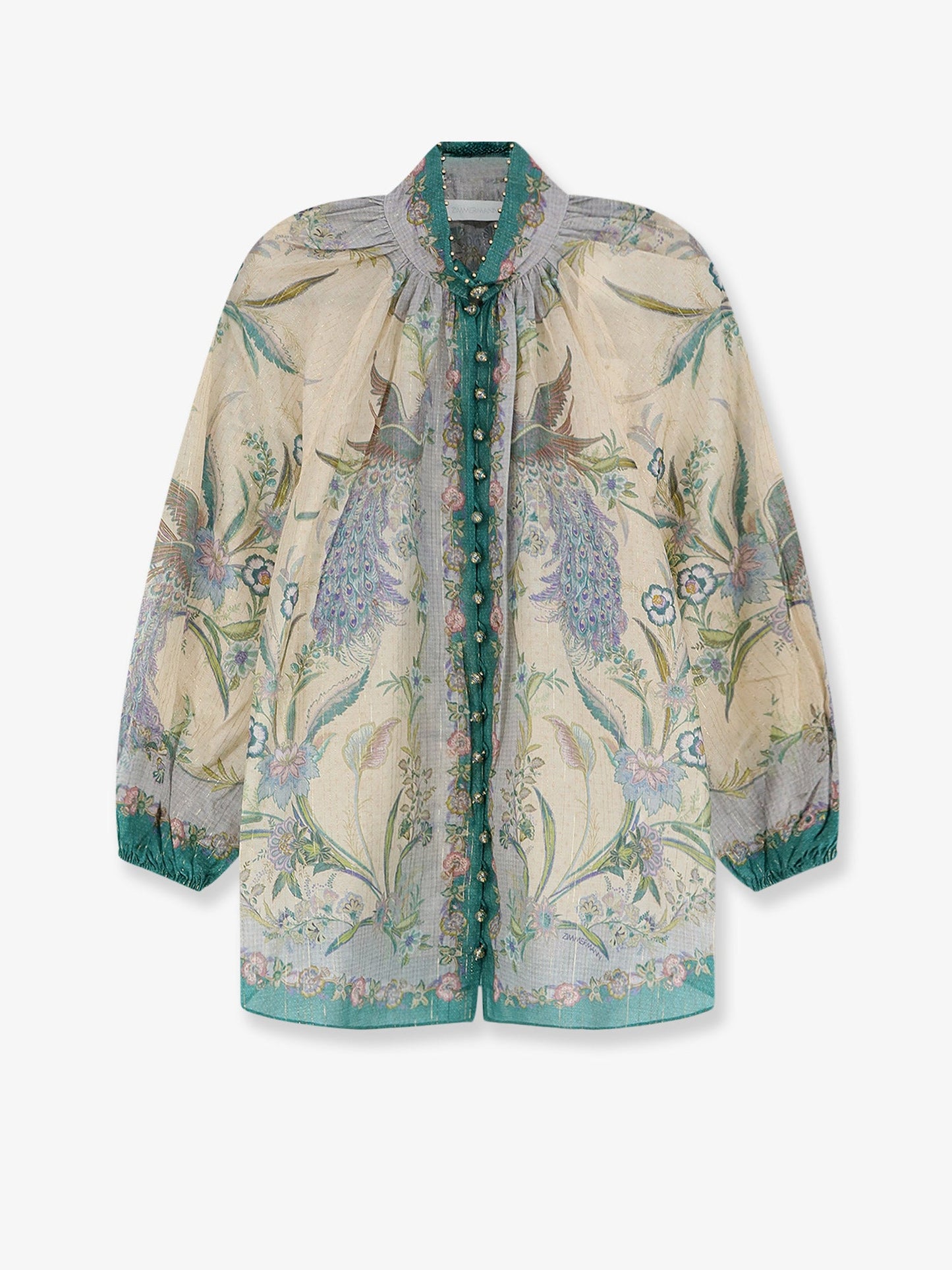 Zimmermann Women Indra Cotton And Silk Shirt ZIMMERMANN