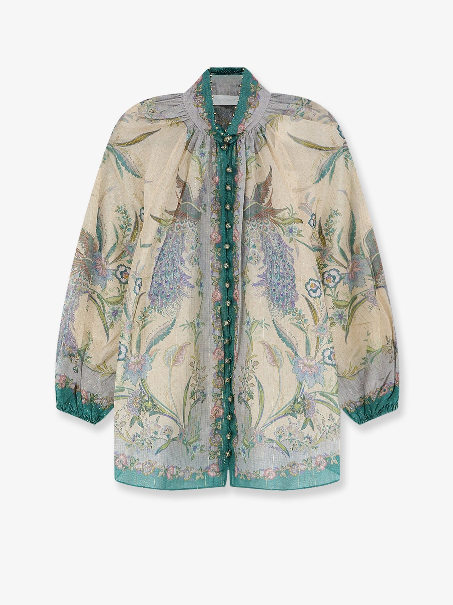 Zimmermann Women Indra Cotton And Silk Shirt ZIMMERMANN