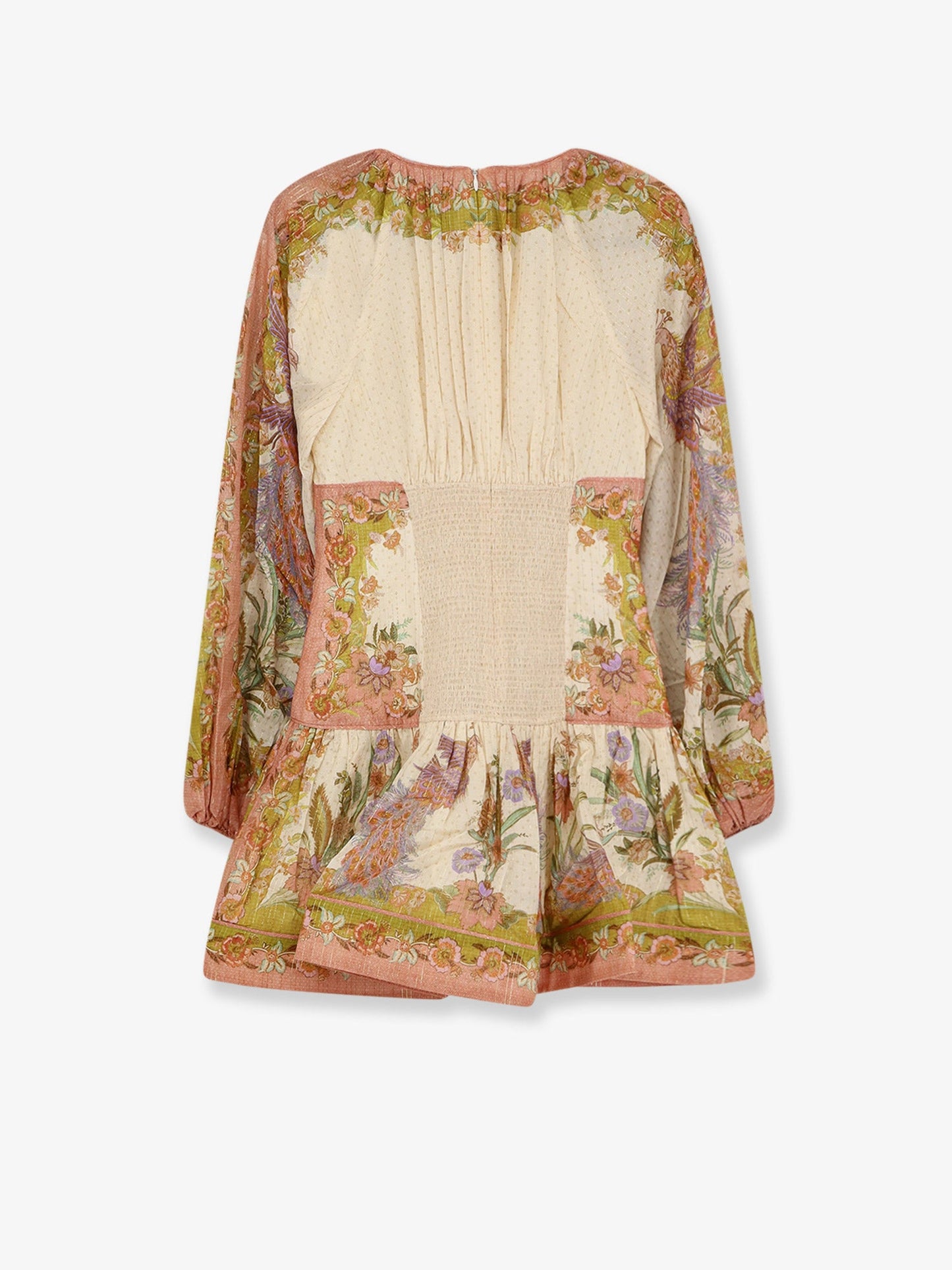 Zimmermann Women Indra Cotton And Silk Mini Dress ZIMMERMANN