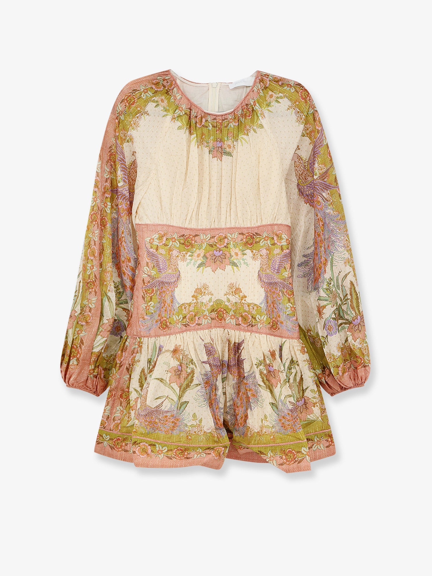Zimmermann Women Indra Cotton And Silk Mini Dress ZIMMERMANN