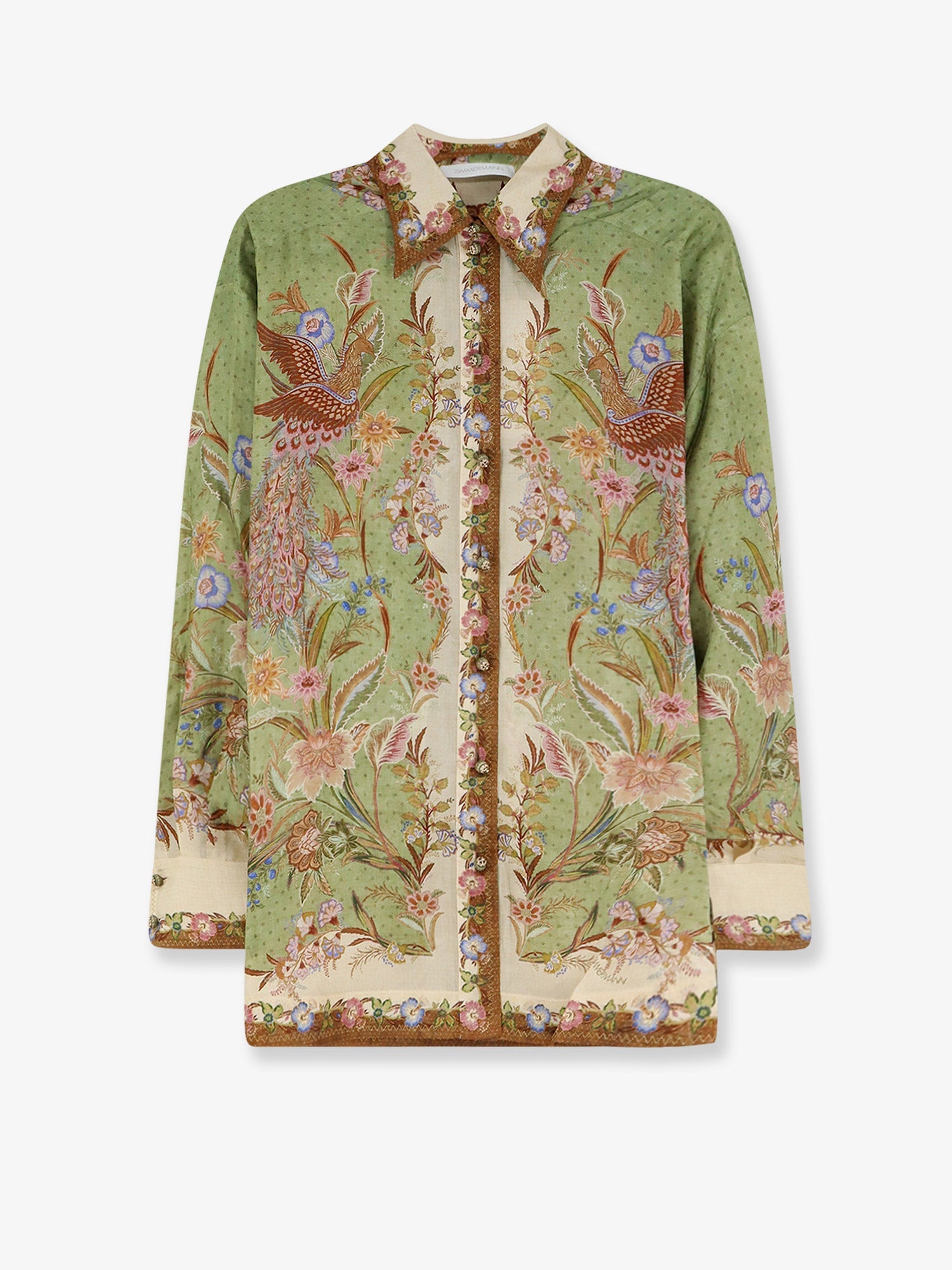Zimmermann Women Indra Silk Shirt ZIMMERMANN