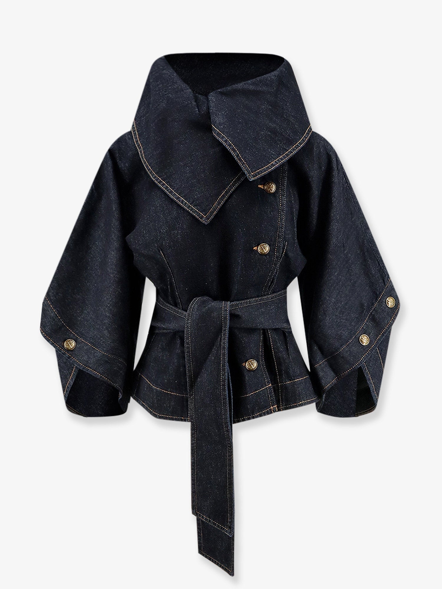 Zimmermann Women Valiant Blue Denim Jacket ZIMMERMANN