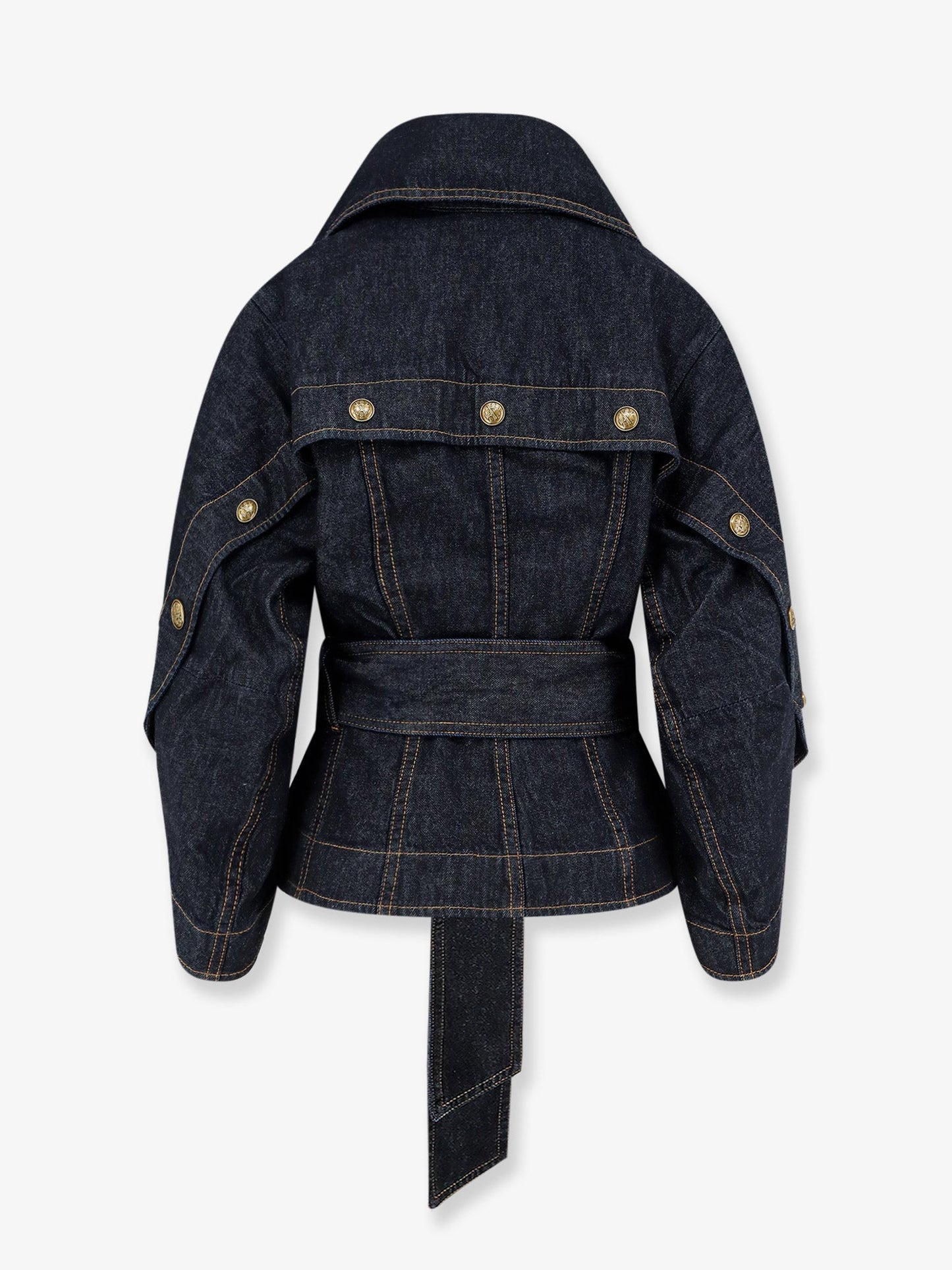 Zimmermann Women Valiant Blue Denim Jacket ZIMMERMANN