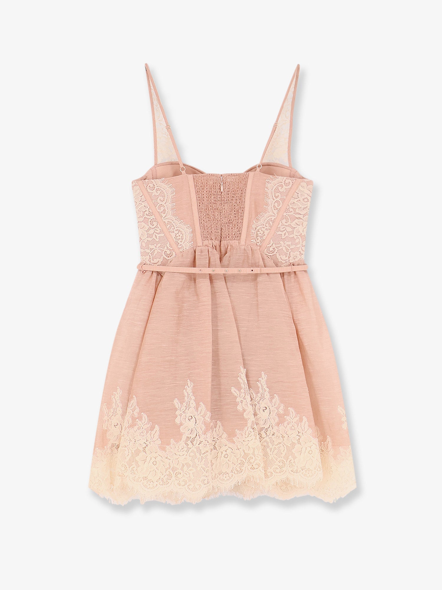 Zimmermann Women Valiant Lace Trim Mini Dress ZIMMERMANN
