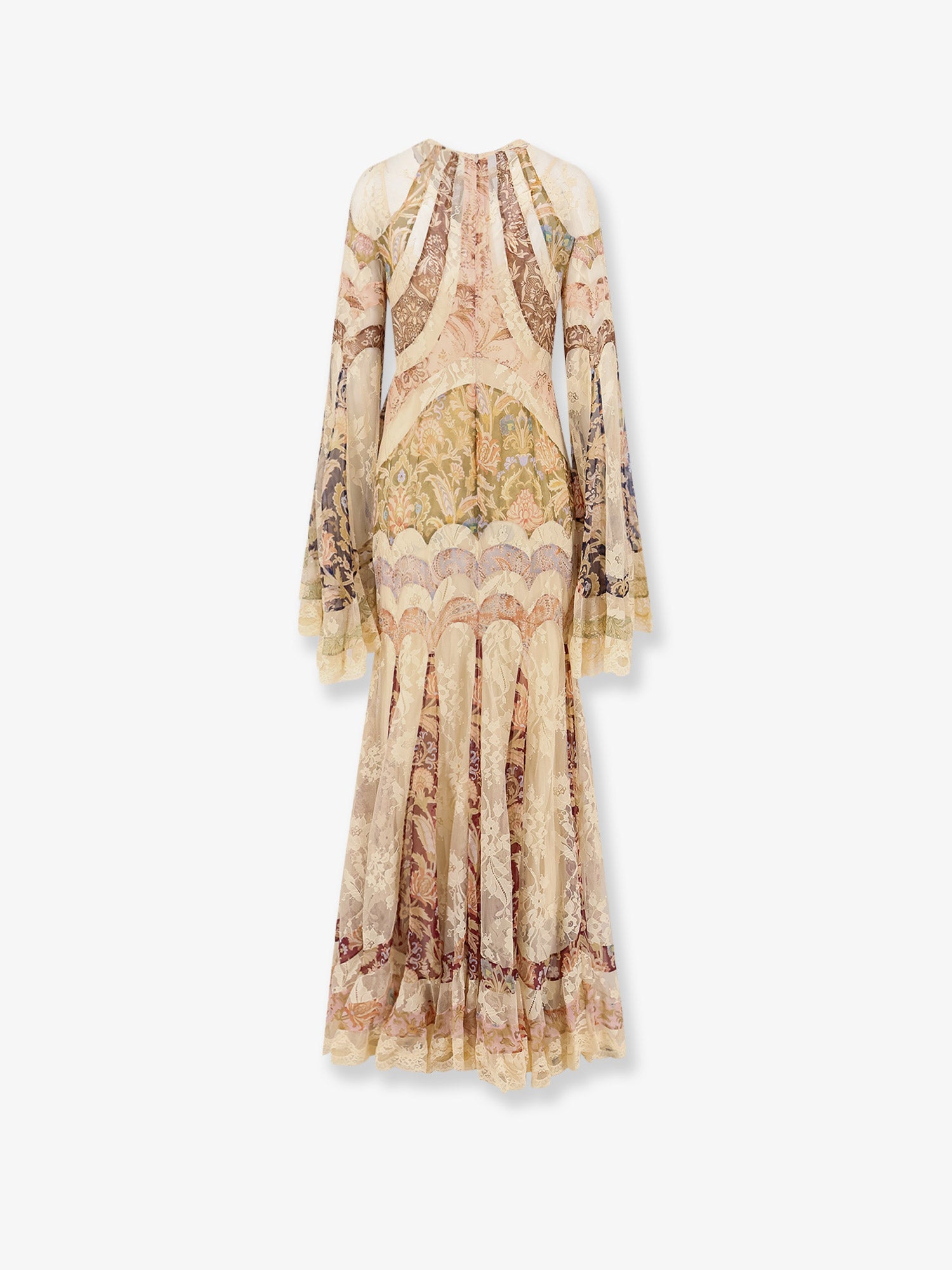 Zimmermann Women Valiant Panelled Gown Silk Dress ZIMMERMANN