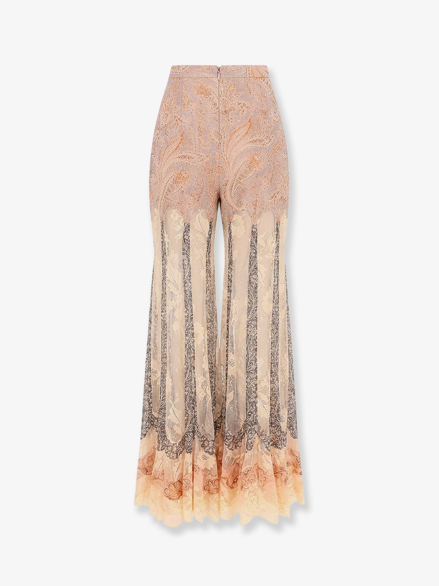 Zimmermann Women Valiant Panelled Flare Silk Trousers ZIMMERMANN