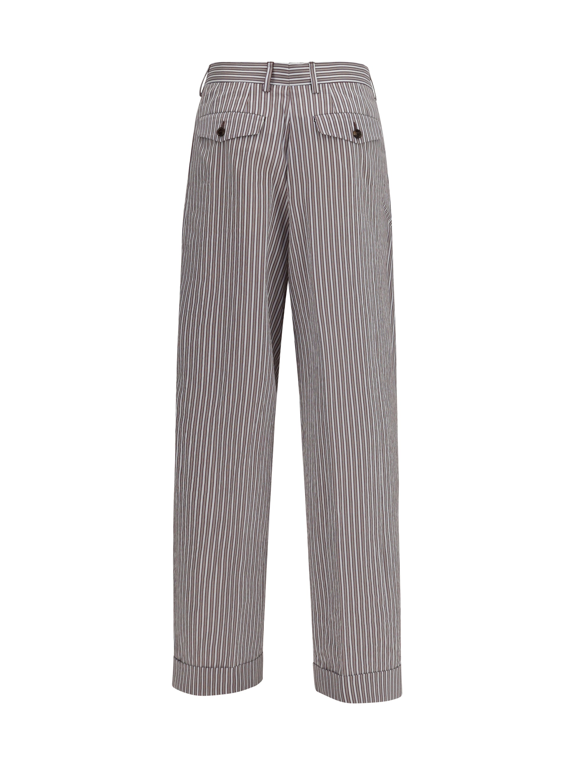 Dries Van Noten Women Striped Pleated Pants DRIES VAN NOTEN