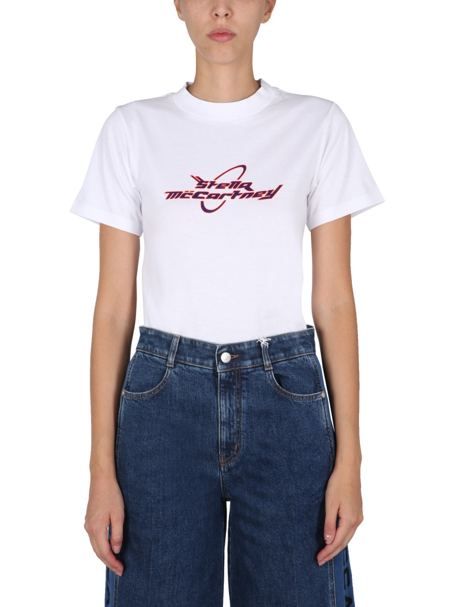 Stella Mccartney Women T-Shirt With Logo Print STELLA MCCARTNEY