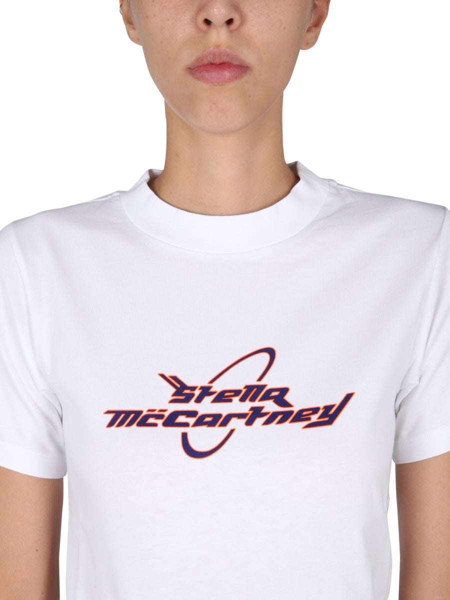 Stella Mccartney Women T-Shirt With Logo Print STELLA MCCARTNEY