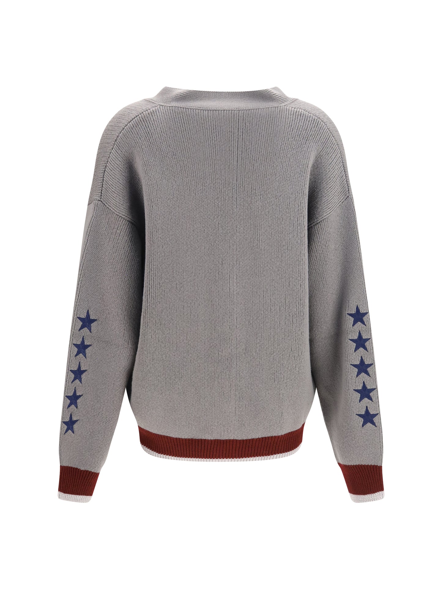 Off-White Women College Varsity Knit Cardigan OFF-WHITE