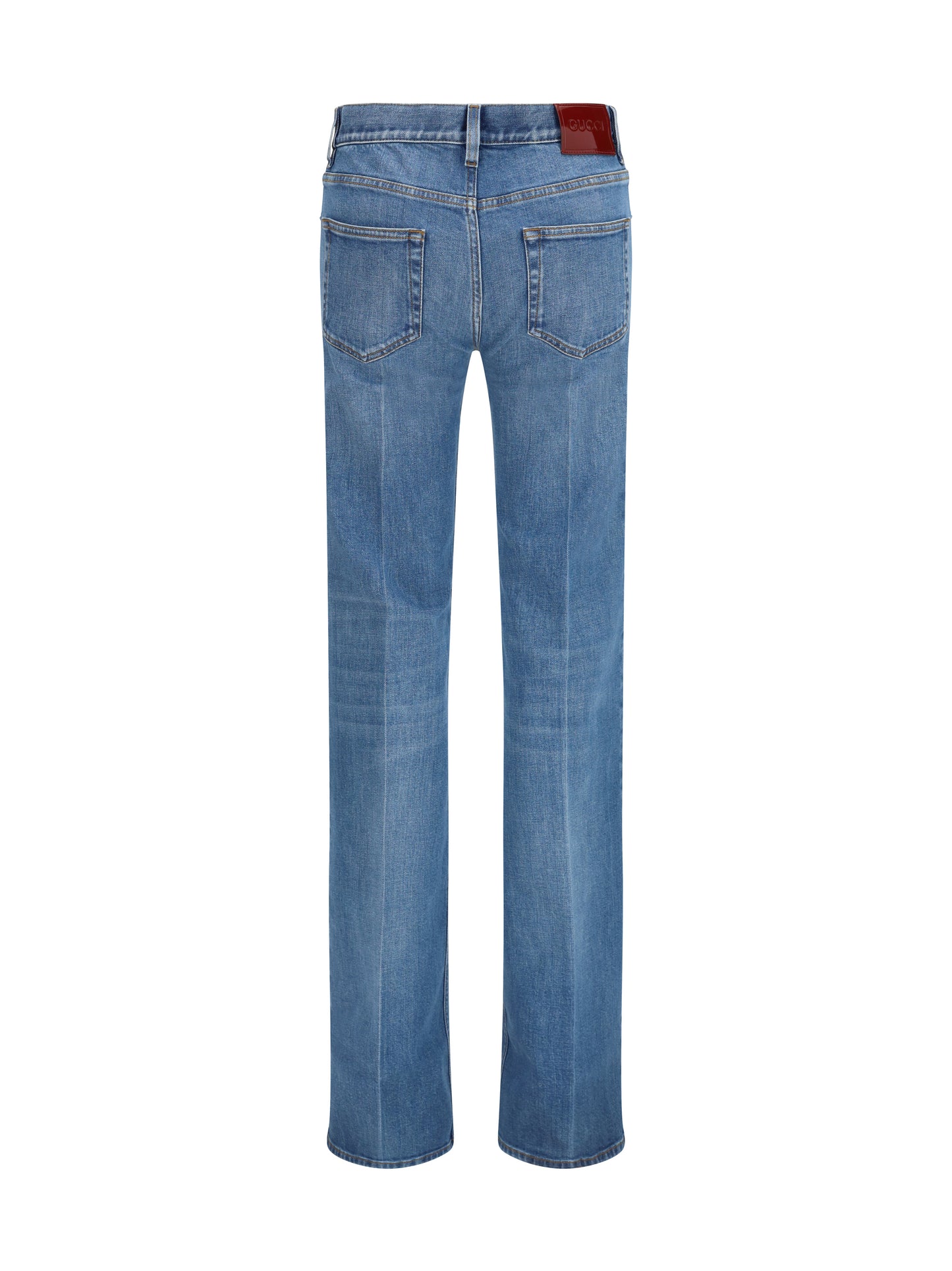 Gucci Women Flare Stretch Cotton Jeans GUCCI
