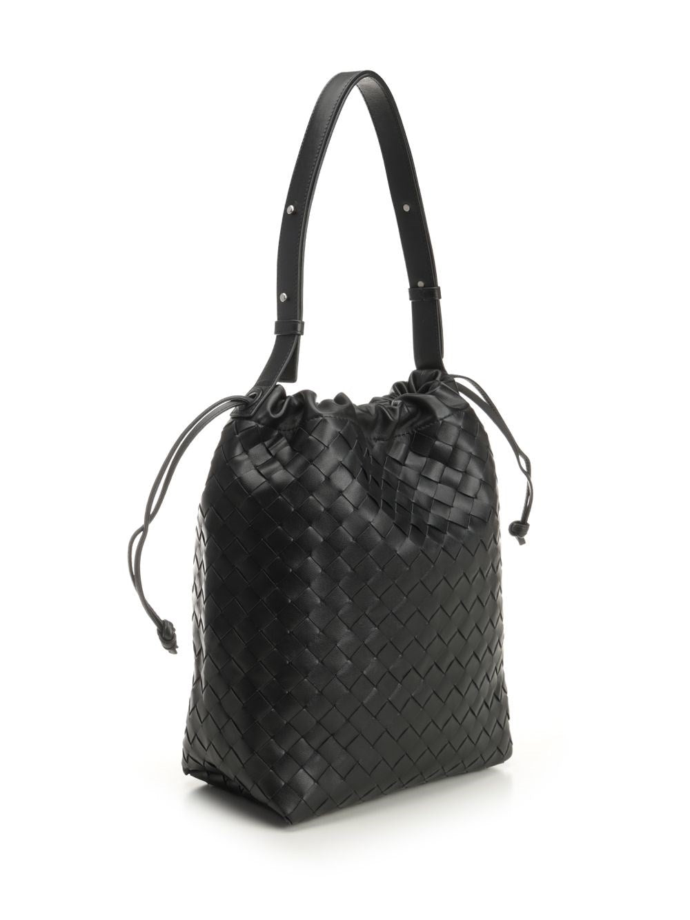 Bottega Veneta Women "Biblioteca" Intrecciato Bucket Bag BOTTEGA VENETA