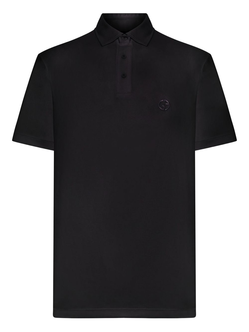 Giorgio Armani Men Cotton Interlock Polo Shirt GIORGIO ARMANI