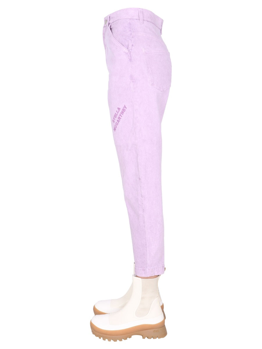 Stella Mccartney Women Jeans With Embroidered Logo STELLA MCCARTNEY