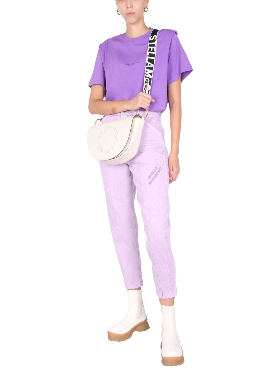Stella Mccartney Women Jeans With Embroidered Logo STELLA MCCARTNEY