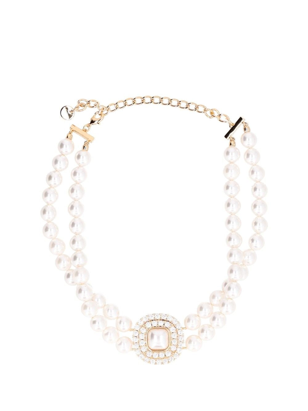 Self-Portrait Women Pearl Choker Necklace SELF-PORTRAIT