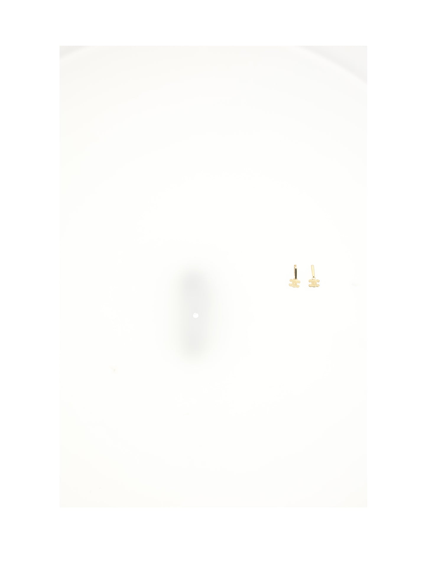 Celine Women Chunky Triomphe Earrings CELINE
