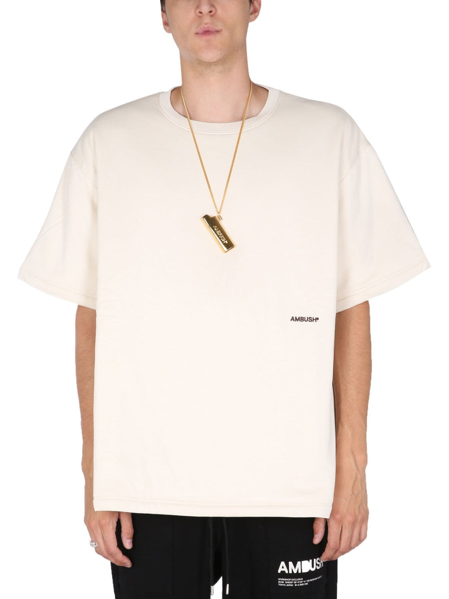 Ambush Men Padded T-Shirt With Embroidered Logo AMBUSH