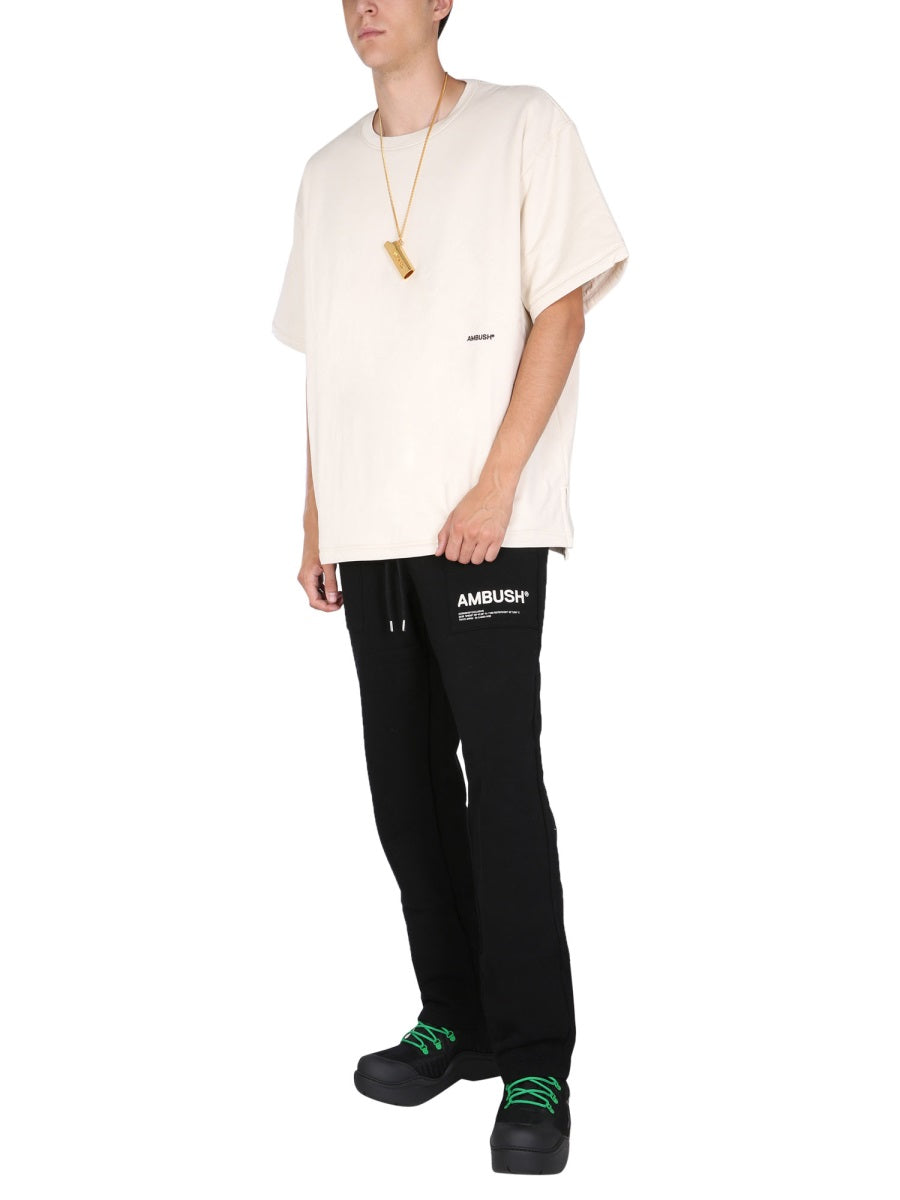 Ambush Men Padded T-Shirt With Embroidered Logo AMBUSH