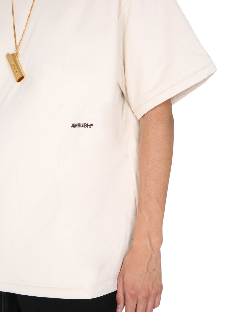 Ambush Men Padded T-Shirt With Embroidered Logo AMBUSH