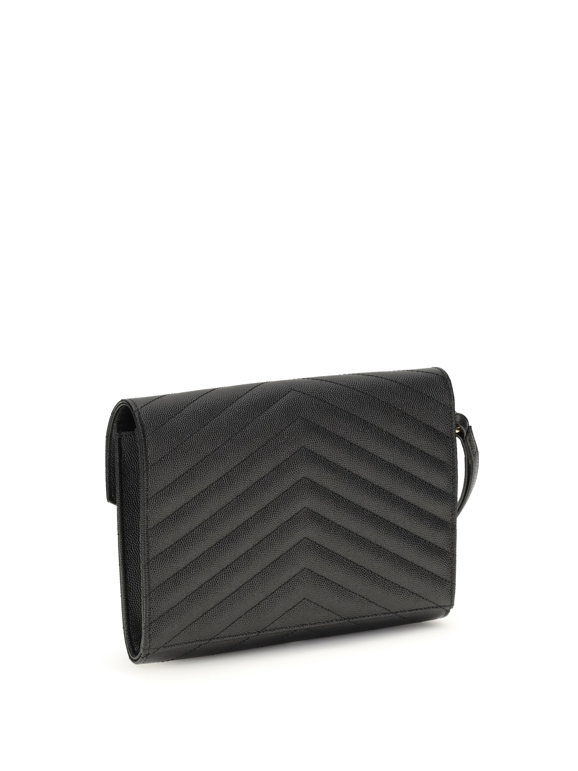 Saint Laurent Women Leather Clutch SAINT LAURENT