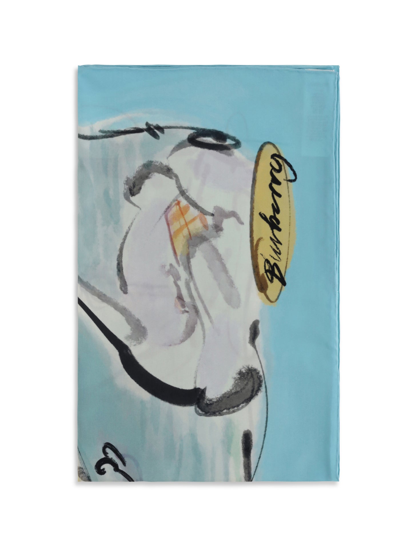 Burberry Women Swan Lake Silk Scarf BURBERRY