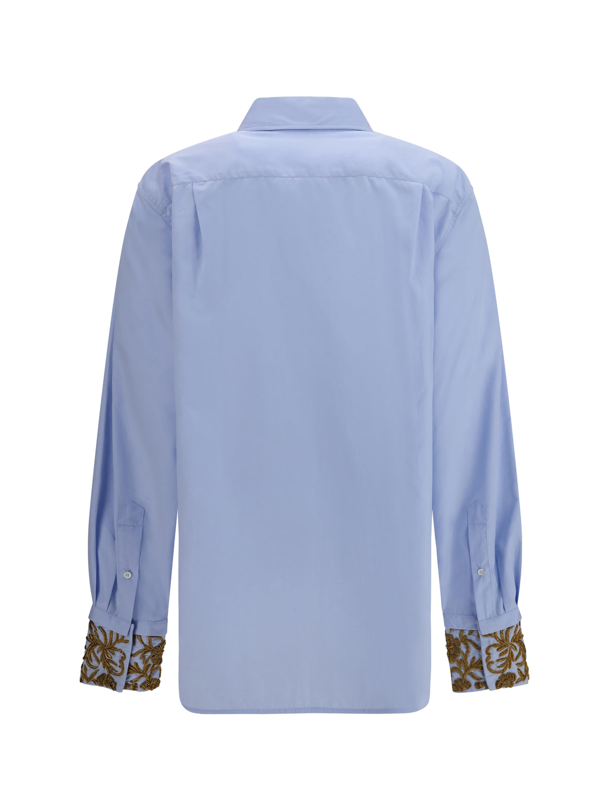Dries Van Noten Women Oversized Embroidered Cotton Shirt DRIES VAN NOTEN