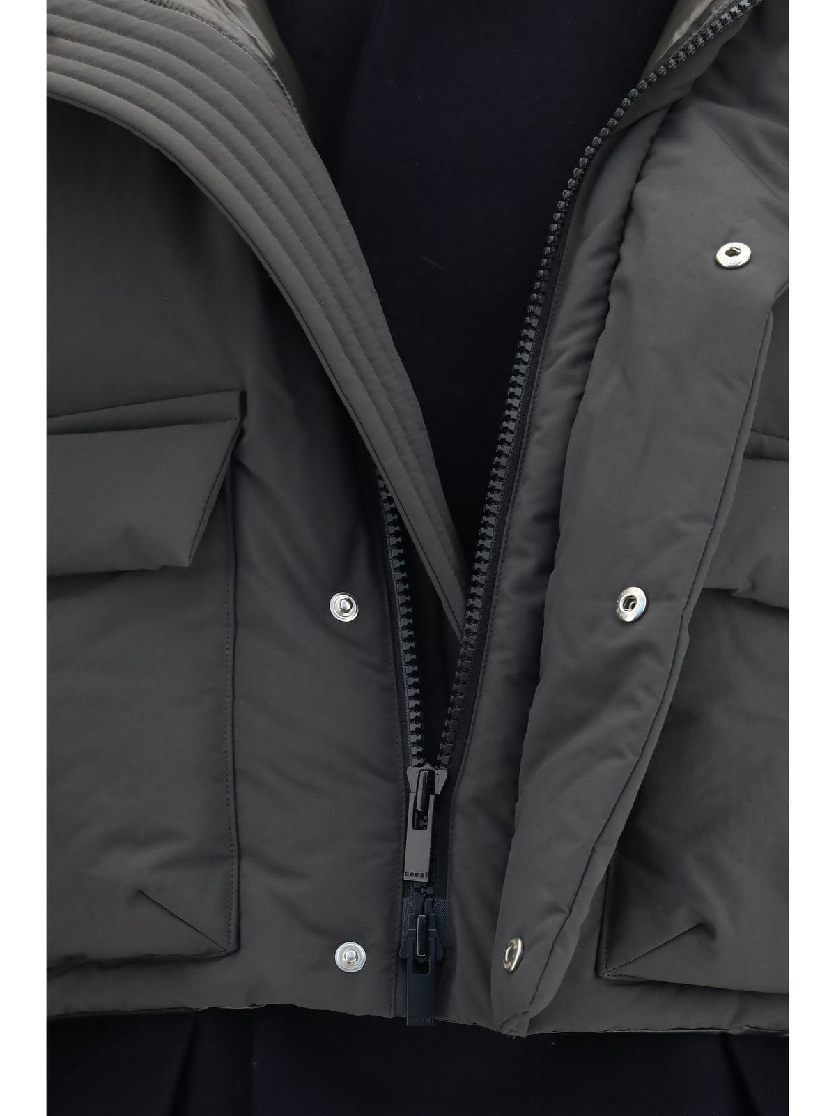 Sacai Women Double Padded Jacket With Zip Closure SACAI