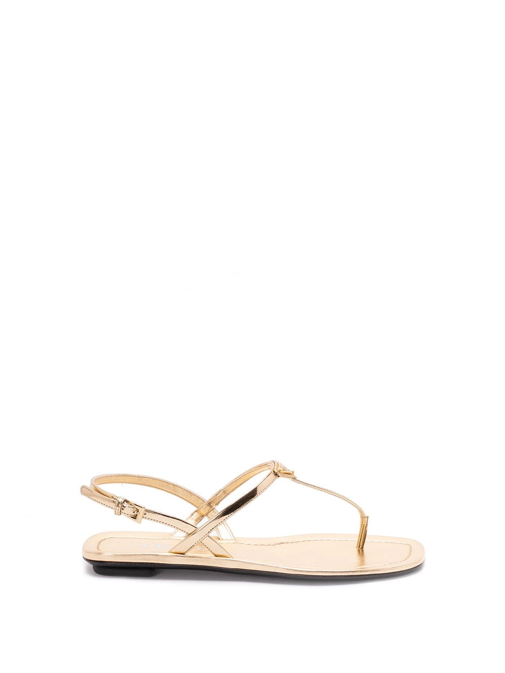 Prada Women Leather Flat Sandals PRADA