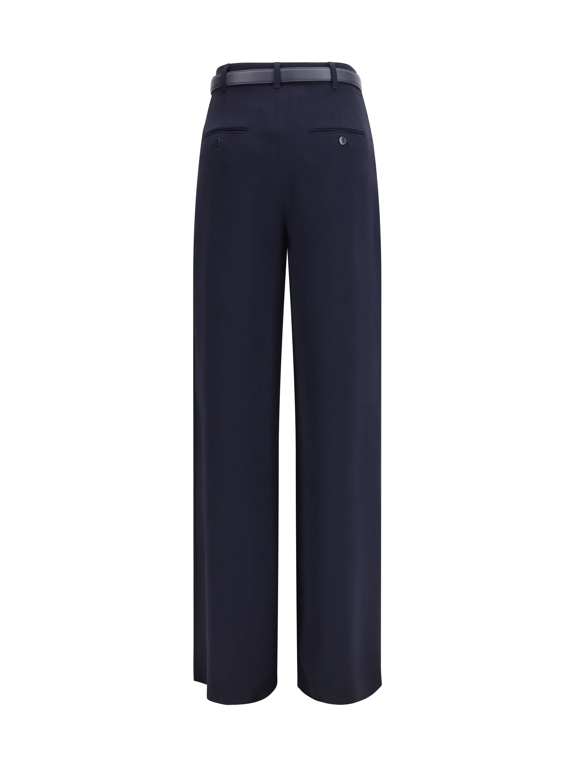 Max Mara Studio Women Elegant Pants With Belt MAX MARA STUDIO