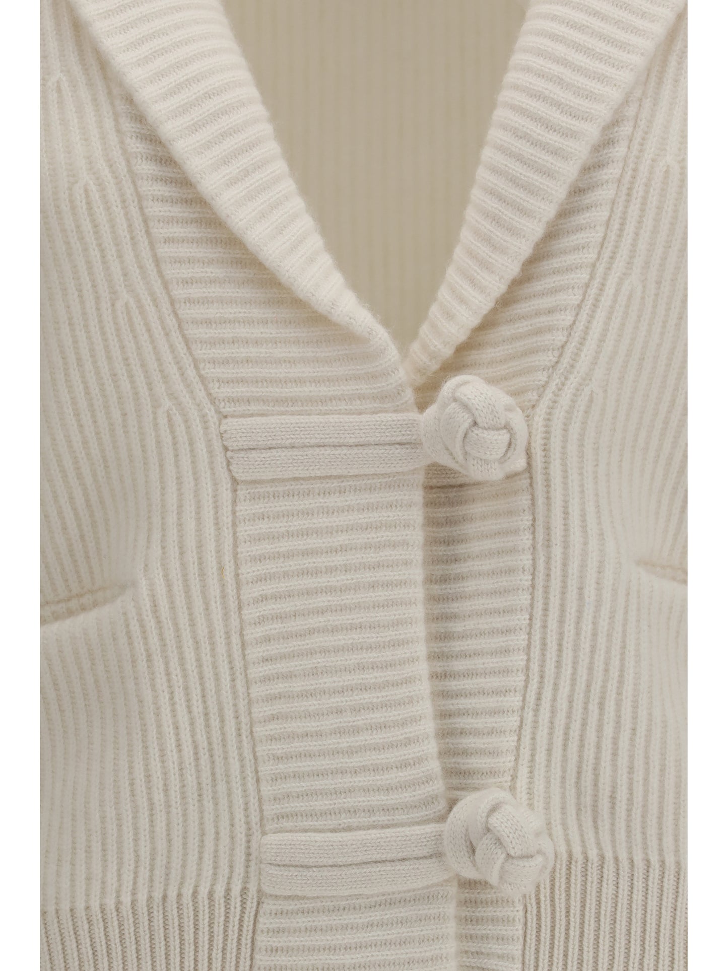 Forte_Forte Women Wool And Cashmere English Rib Cardigan FORTE FORTE