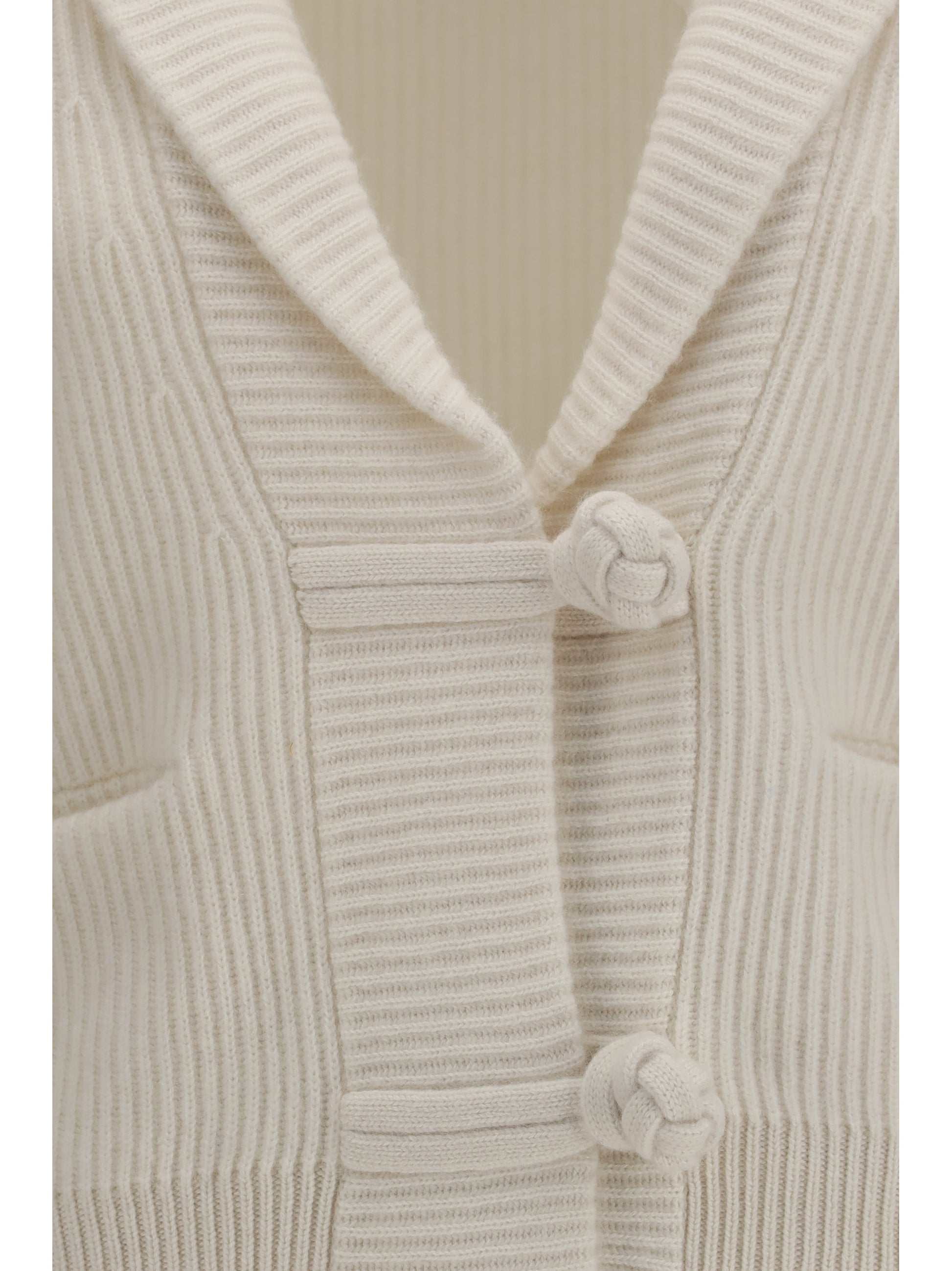 Forte_Forte Women Wool And Cashmere English Rib Cardigan FORTE FORTE