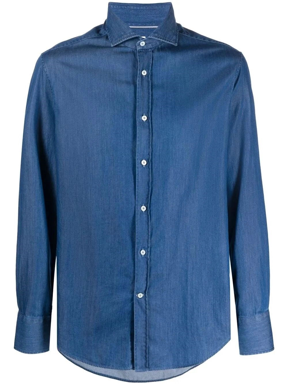 Brunello Cucinelli Men Denim Shirt BRUNELLO CUCINELLI