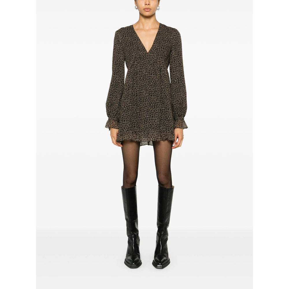 Saint Laurent Brown Dresses - Day Dresses Women SAINT LAURENT