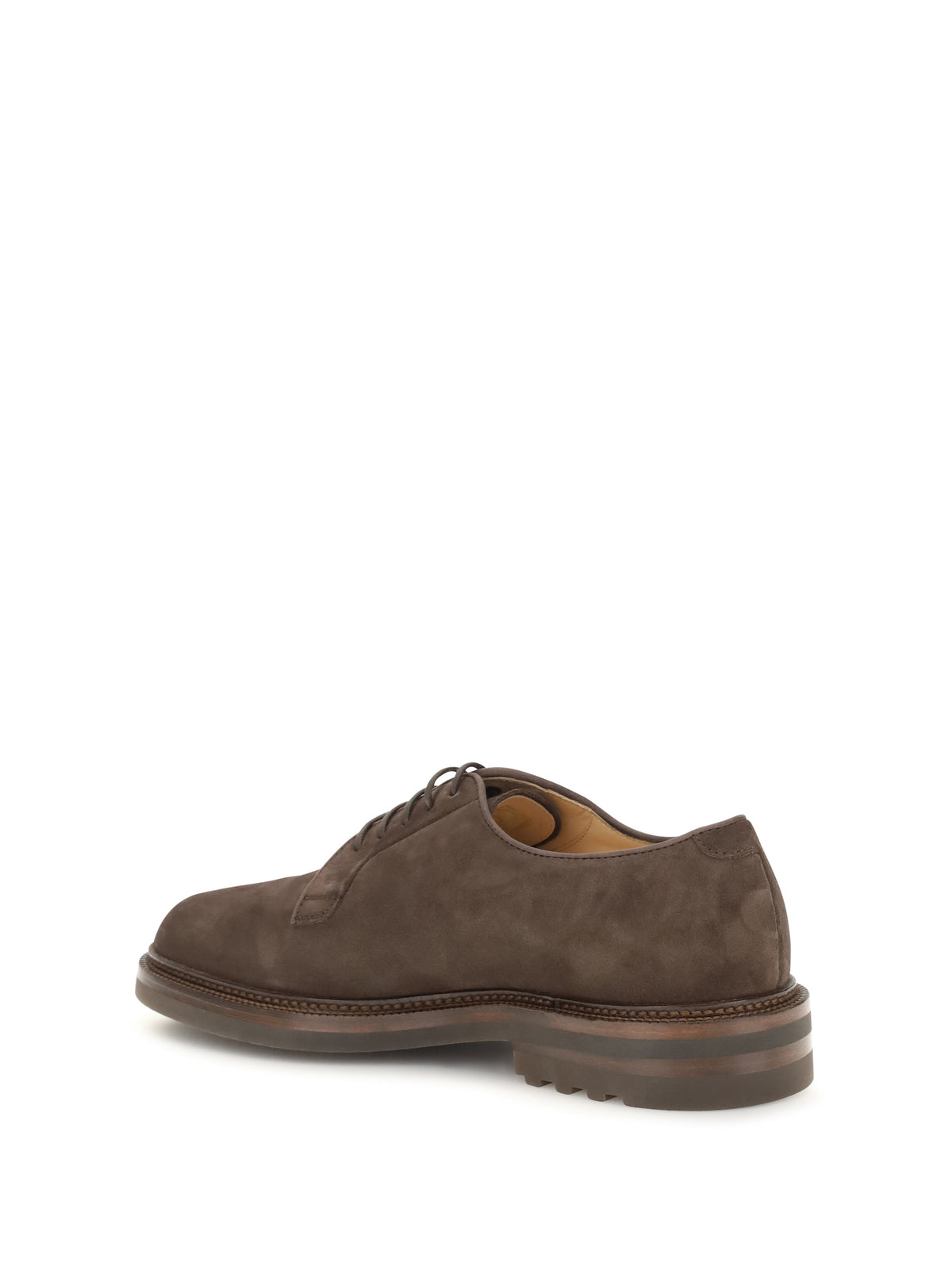 Brunello Cucinelli Men Suede Lace-Up Shoes BRUNELLO CUCINELLI