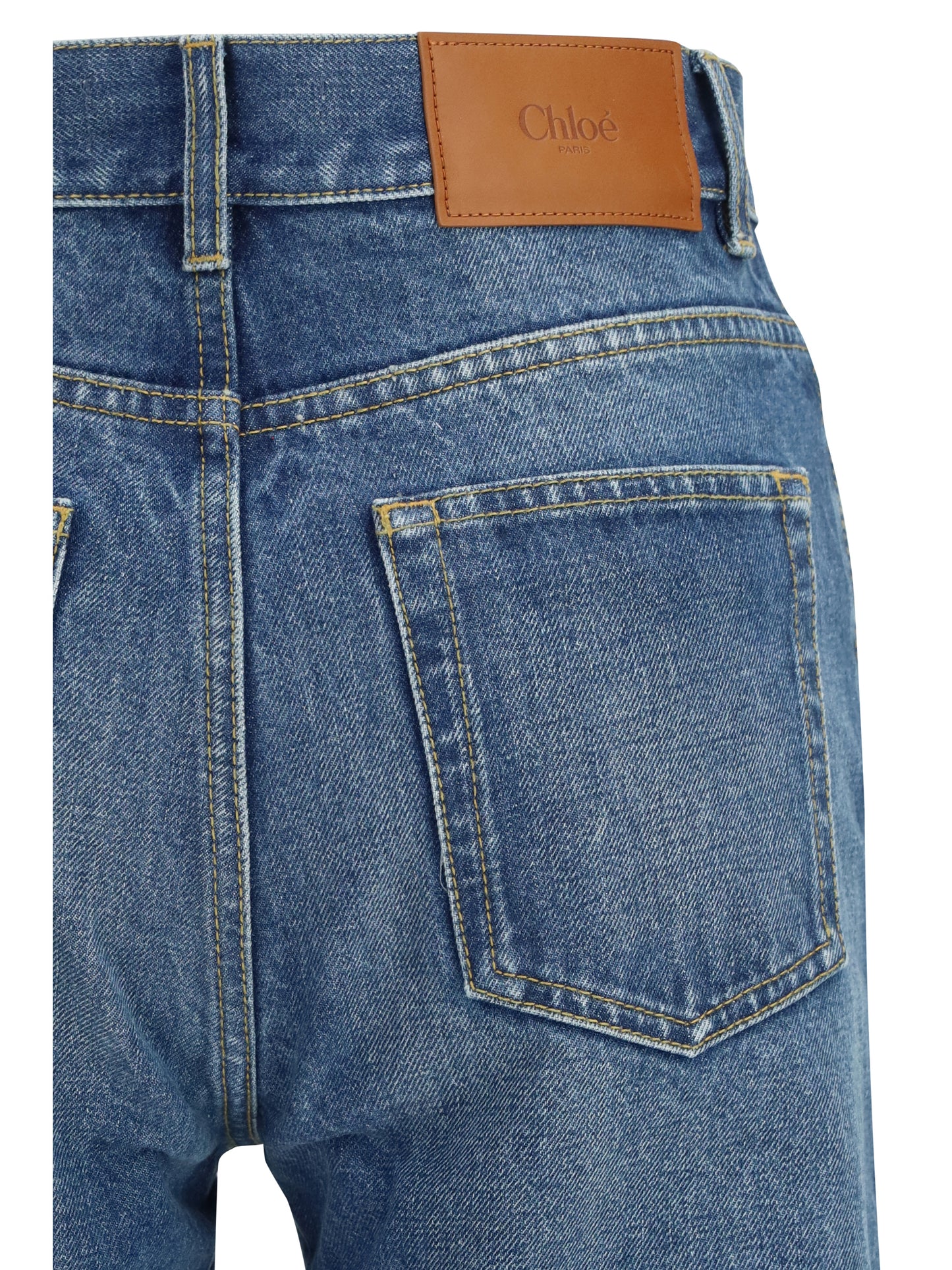 Chloé Women Jeans Flared In Organic Cotton Denim CHLOE