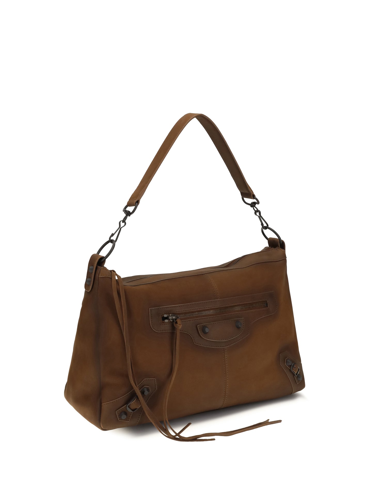 Balenciaga Men Medium Le City Moto Shoulder Bag BALENCIAGA