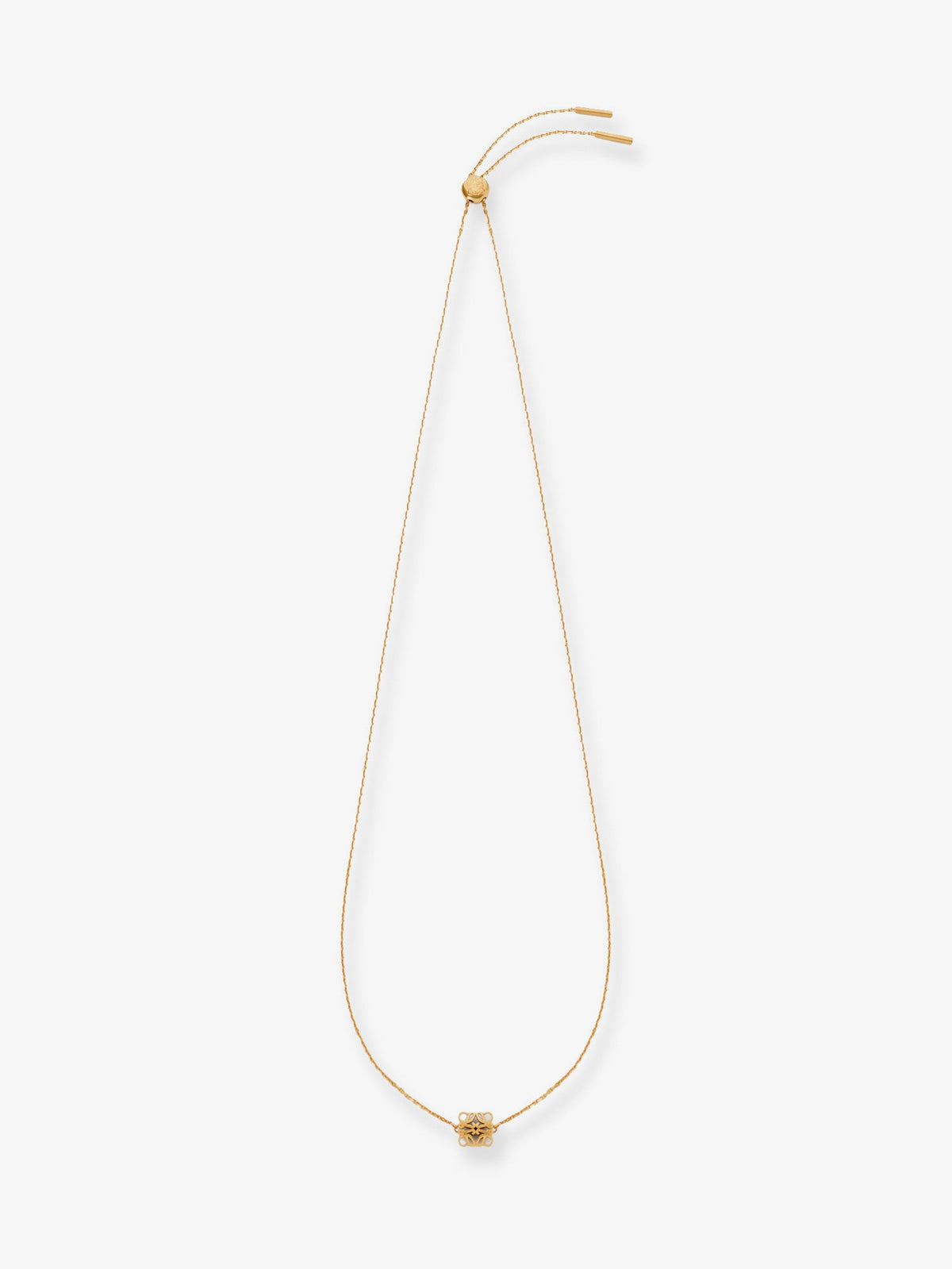 Loewe Women Bombe Anagram Brass Necklace LOEWE
