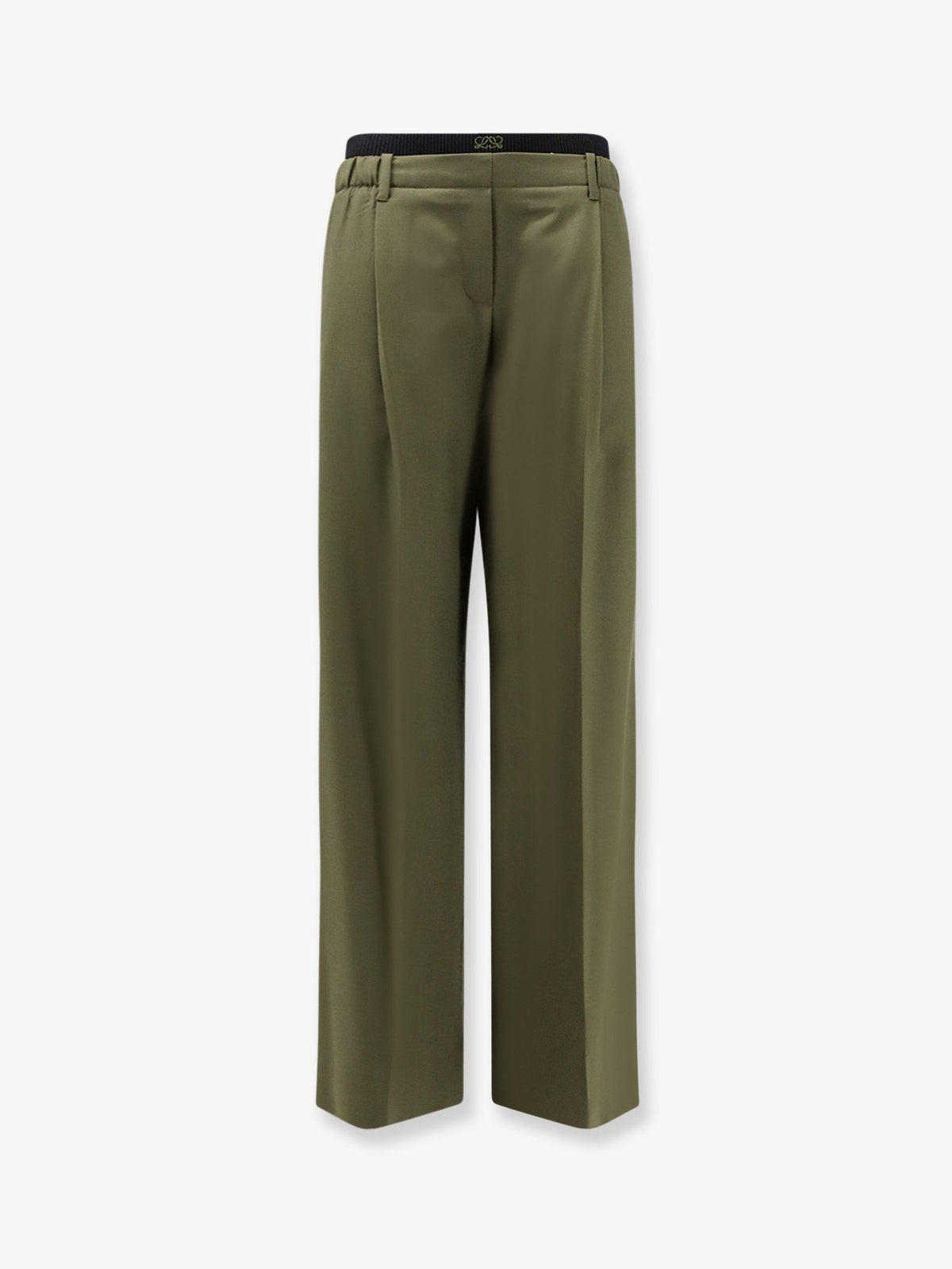 Loewe Women Wool Trousers With Elastic Waistband LOEWE