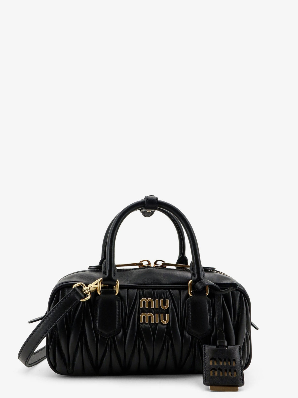 Miu Miu Women Arcadie Matelasse Leather Crossbody Bag MIU MIU