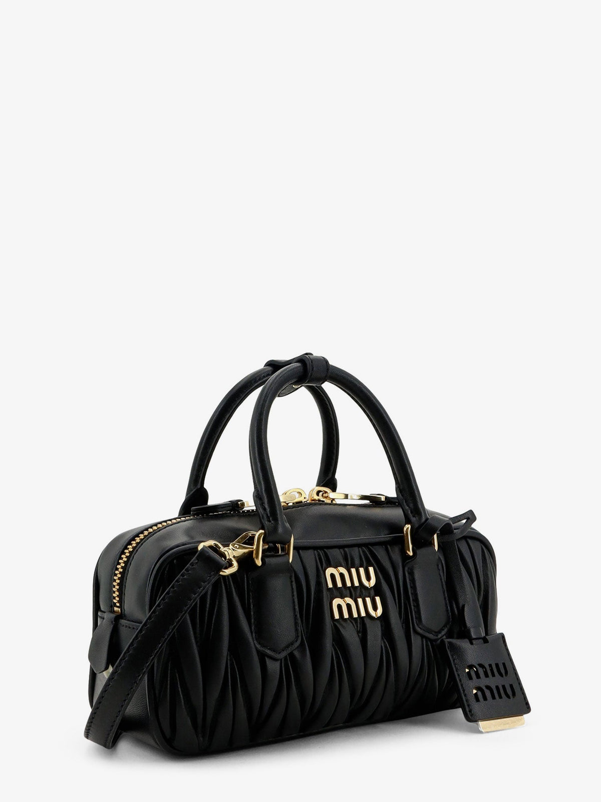 Miu Miu Women Arcadie Matelasse Leather Crossbody Bag MIU MIU