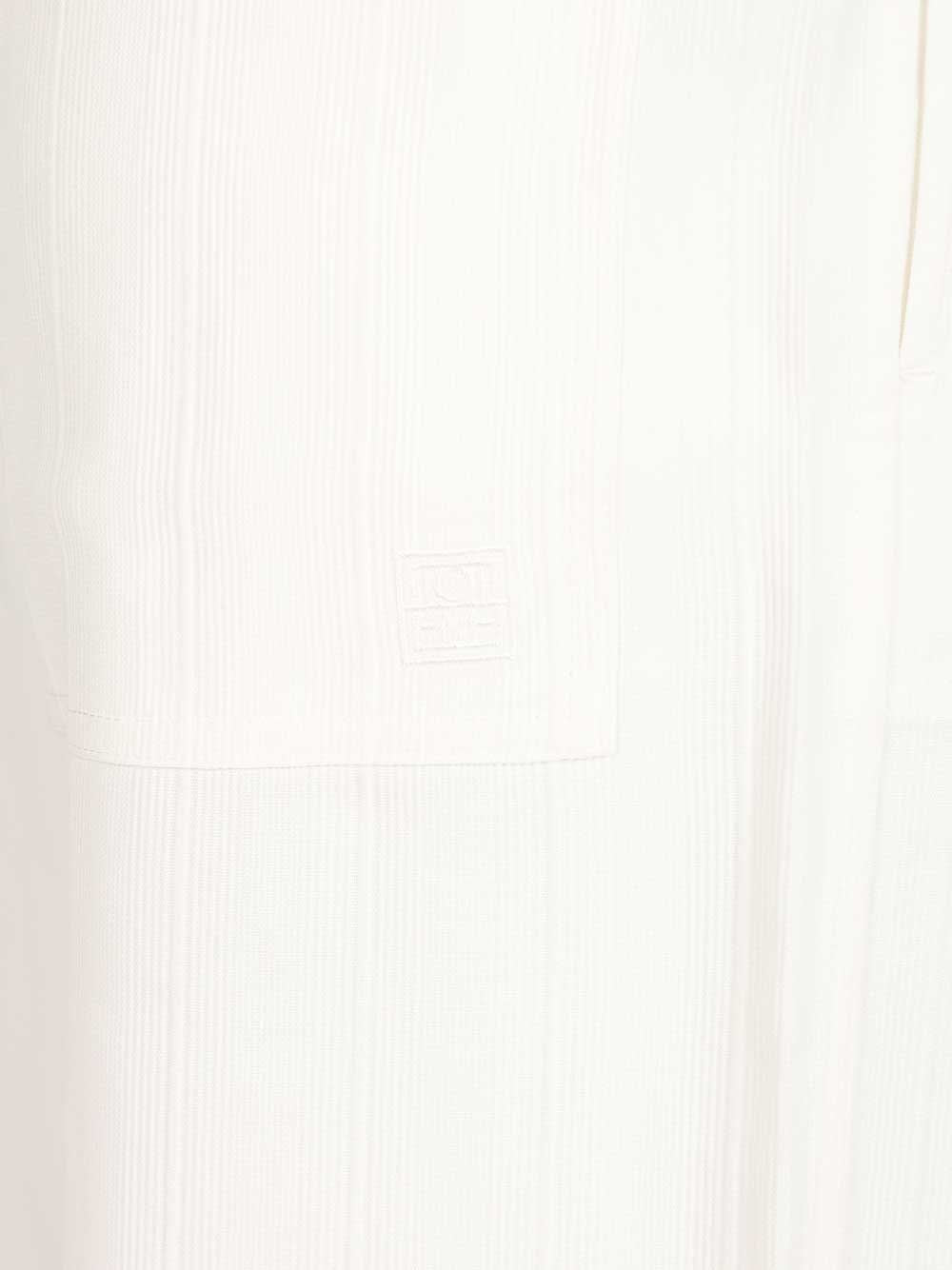 Toteme Women Woven Stripe Drawstring Trousers TOTEME
