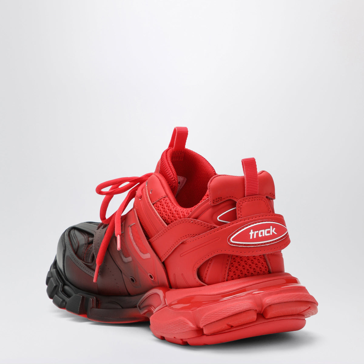 Balenciaga Track Gradient Sneakers In Red And Black Polyurethane Men BALENCIAGA