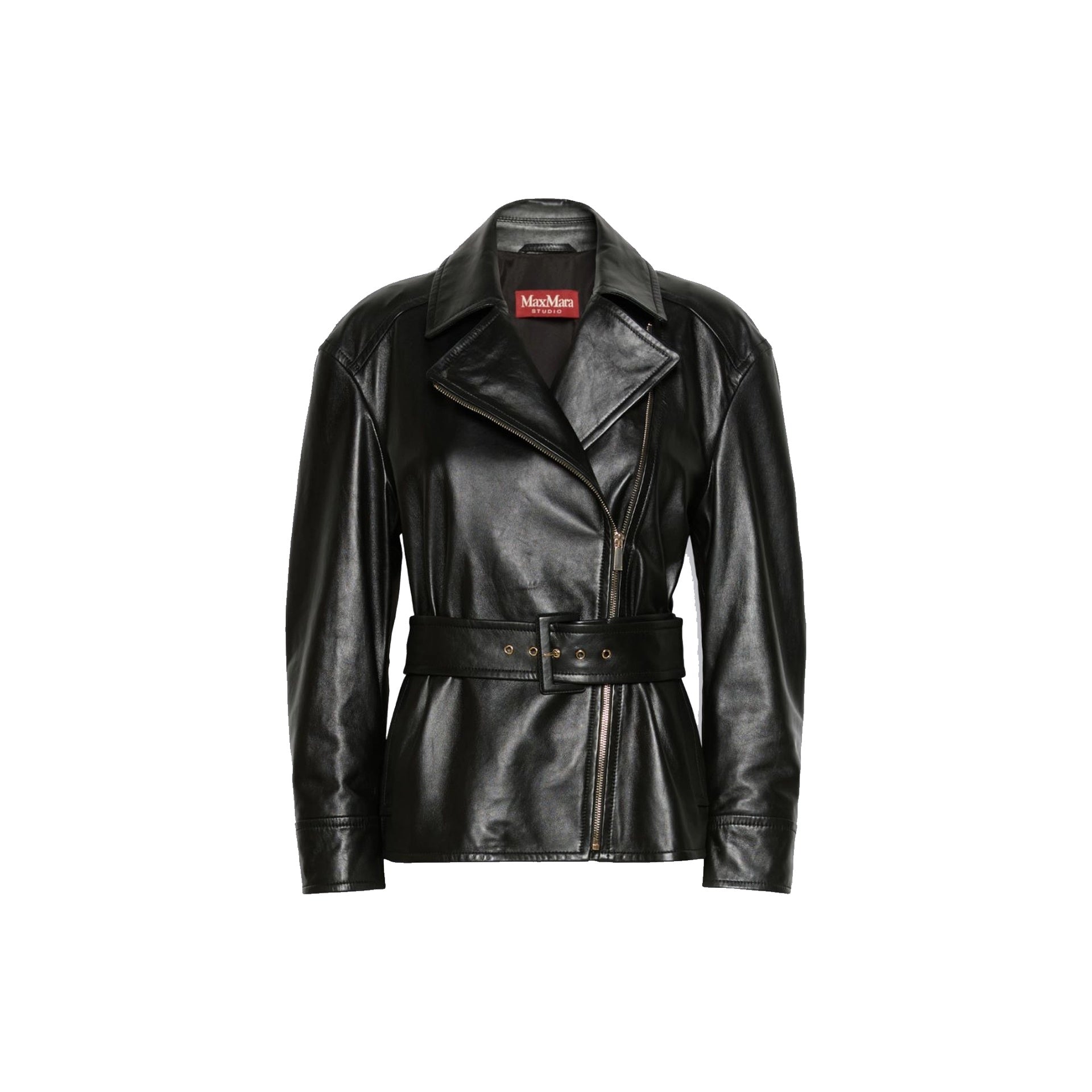 Max Mara Nappa Leather Giusto Jacket Women MAX MARA STUDIO