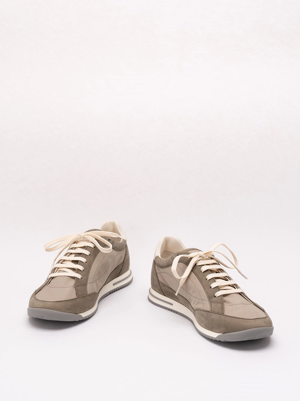 Brunello Cucinelli Men Nylon And Nubuck Sneakers BRUNELLO CUCINELLI