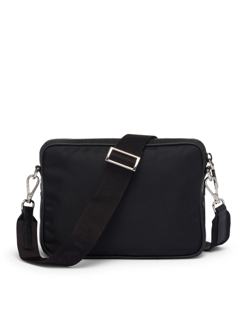 Prada Men Shoulder Bag In Re-Nylon And Saffiano PRADA